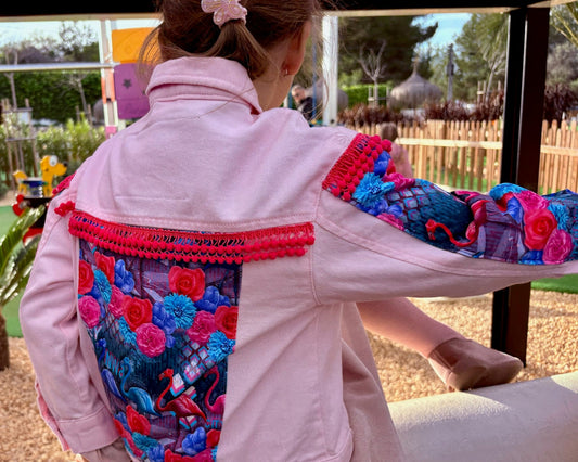 Jasje Flamingo Fiesta Maat 110/116